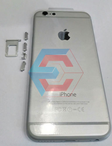 Крышка корпуса для iPhone 6 (4.7") серебристого цвета оригинал (Китай)