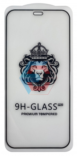 Защитное стекло 9D для iPhone 12 mini Черное (тех. упаковка)