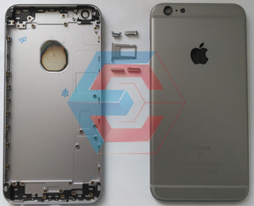 Крышка для iPhone 6s Plus корпуса (Grey) серого цвета оригинал (Китай) Крышка для iPhone 6s Plus корпуса (Grey) серого цвета оригинал (Китай)