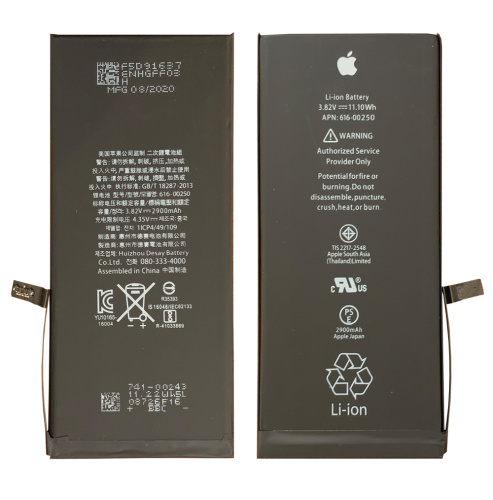 Батарея (акумулятор) для iPhone 7 Plus 2900mAh 100% (оригінал оригінал з мікросхемою Sony) - ёмкость, состояние, распиновка