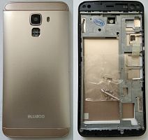 Крышка задняя Bluboo Xfire 2 Золото со средней частью Б.У
