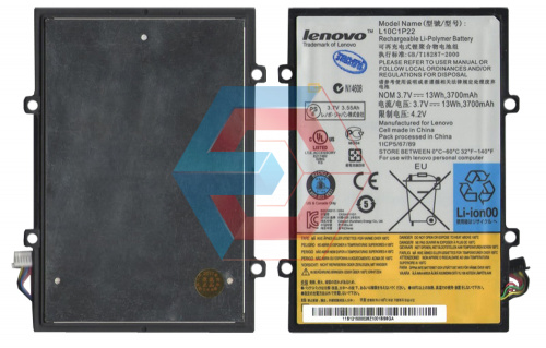 Батарея (аккумулятор) для планшета Lenovo L10C1P22 IdeaPad A1-07 3,7V 3700 мАч - ёмкость, состояние, мощногсть