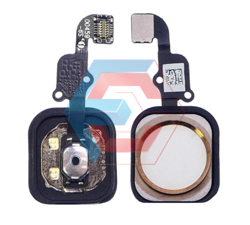 Шлейф iPhone 6, 6 Plus с кнопкой Home (Белая с золотым ободком) Шлейф iPhone 6, 6 Plus с кнопкой Home (Белая с золотым ободком)