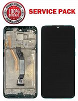 дисплей + сенсор xiaomi redmi note 8 pro зелений у рамці service pack  org - стоимость