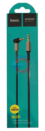 Кабель Aux Hoco UPA02 Spring Audio (Чорний)