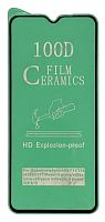 Защитное стекло Film Ceramic для Xiaomi Redmi Note 8 Pro Черное Без упаковки