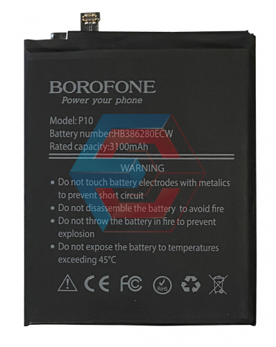 Батарея (аккумулятор) HB386280ECW для Huawei P10 / P10 Lite 3100mAh (Boforone) - ёмкость, состояние, распиновка