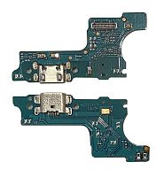 Нижняя плата Samsung A015 (2020) с конектором зарядки + микрофон