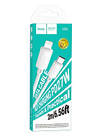 USB-кабель Hoco X88 Gratified PD27W Type-C to Lightning 2m (Білий)
