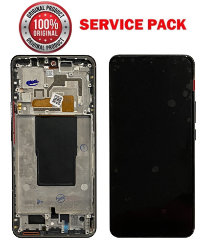 Дисплей + сенсор Xiaomi 12T, 12T Pro (22071212AG) Чорний у рамці SERVICE PACK AAAA ORG - состояние, качество, комплектация