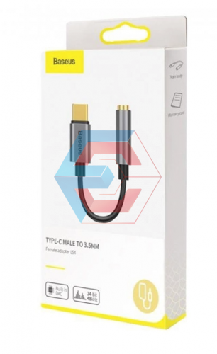 Перехідник Baseus Type-C to 3.5mm CATL54 Сірий