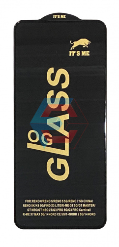 Защитное стекло ITS ME для Realme Q3 5G/Realme Q3i 5G/Realme 8 5G/Realme V13 5G/Narzo 30  Черное