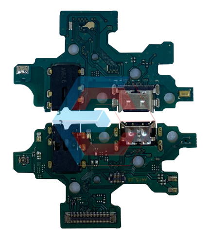 Нижняя плата Samsung A415 с конектором зарядки + микрофон + компоненты