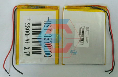 №03.2 Батарея (аккумулятор) для планшета Li-ion 3.7V 2800mAh (3,5*70*105 mm) - размер, ёмкость, состояние, распиновка