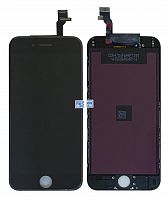 дисплей (модуль) iphone 6 (a1549/a1586/a1589) чорний original замінений шлейф - стоимость