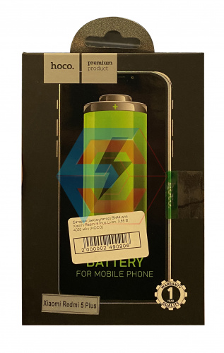 Батарея (аккумулятор) BN44 для Xiaomi Redmi 5 Plus Li-ion, 3,85 B, 4000 мАч (HOCO) - ёмкость, состояние, распиновка