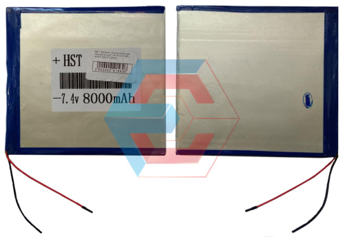 №5.1 Батарея (аккумулятор) для планшета Li-ion 7,4V 8000mAh (6mm*120mm*125mm) - размер, ёмкость, состояние, распиновка