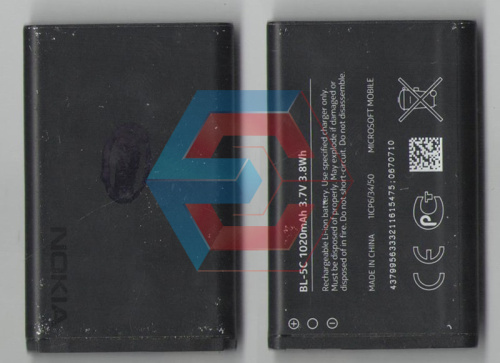 Батарея (аккумулятор) BL-5C 1020 мАч.3.7V Б.У