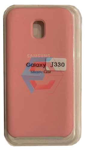 Чохол на Samsung J330 Galaxy J3 2017 (Pink) Silicone Case Premium