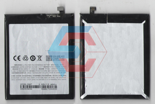 Батарея (аккумулятор) BT61 для Meizu M3 Note (3.85V 4000mAh) (Только для M681, к L681 не подойдёт) - ёмкость, состояние, распиновка