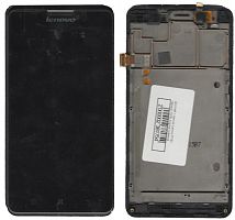 Дисплей + сенсор Lenovo P780 чёрный с рамкой Б,У