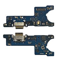 Нижняя плата Samsung A115 с конектором зарядки + микрофон + компоненты Оригинал