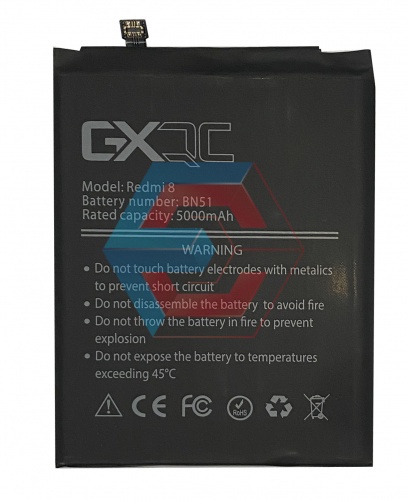 Батарея (аккумулятор) BN51 для Xiaomi Redmi 8 / Redmi 8A 5000 mAh (GX) - ёмкость, состояние, распиновка