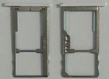 SIM-держатель (каретка) Meizu M2 mini, M578U M578 белого цвета