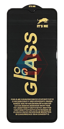 Защитное стекло ITS ME для Oppo A12/ Oppo A5S/ Oppo A7/ Realme 3  Черное