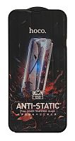 Защитное стекло Hoco G10 HD Anti-static для iPhone 12 Pro Max Черное (тех. упаковка)