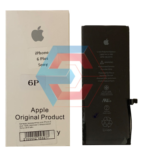 Батарея (акумулятор) для iPhone 6 plus 100% (оригінал з мікросхемою Sony) 2915 мАг - ёмкость, состояние, распиновка фото 2