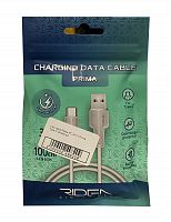 USB-кабель (шнур) Ridea RC-M121 Prima Type-C 3A Білий