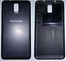 Крышка задняя lenovo S580 чёрная (оригинал 100%) следы пользывания