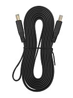 Кабель HDMI - HDMI 1.4V Flat 3m Чорний
