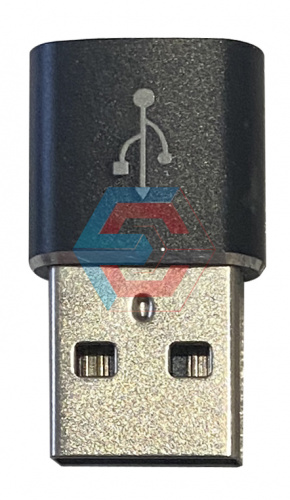 Переходник USB / Type-C Черный