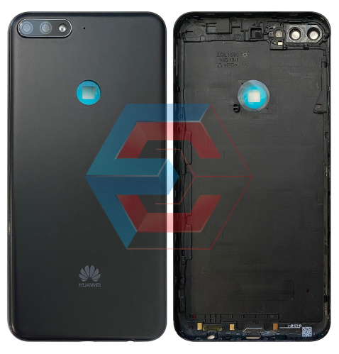 Крышка задняя Huawei Y7 2018 (LDN-L01/ LDN-L21) Черная
