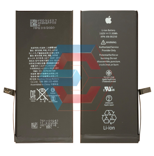 Батарея (акумулятор) для iPhone 7 Plus 2900mAh 100% (оригінал оригінал з мікросхемою Sony) - ёмкость, состояние, распиновка