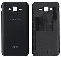 Крышка задняя Samsung J701 Galaxy J7 Черная PRC