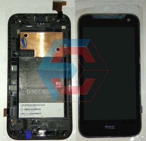 Дисплей + сенсор HTC Desire 310 черный + рамка Б.у Дисплей + сенсор HTC Desire 310 черный + рамка Б.у