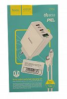 Зарядний пристрій Hoco C99A PD20W+QC3.0 Type C to Lightning (Білий)