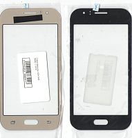 Стекло тачскрина для Samsung J110H Gold 