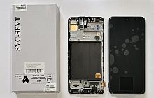 дисплей + сенсор samsung a515 galaxy a51 (2020) чорний у рамці 100% service pack - стоимость, партномер