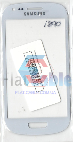Стекло тачскрина для Samsung i8190 White	