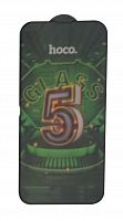 Защитное стекло HOCO G12 5D для iPhone 13 / iPhone 13 Pro / iPhone 14 Черное (тех. упаковка)