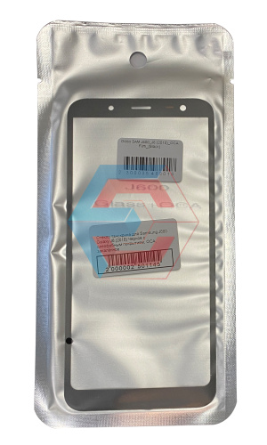 Стекло тачскрина для Samsung J600 Galaxy J6 (2018) Черное с олеофобным покрытием, OCA, закалённое