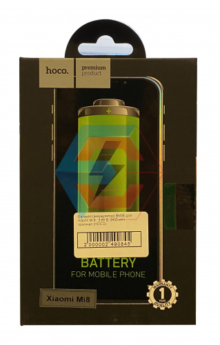 Батарея (аккумулятор) BM3E для Xiaomi Mi 8 , 3,85 B, 3400 мАч оригинал (HOCO) - ёмкость, состояние, распиновка