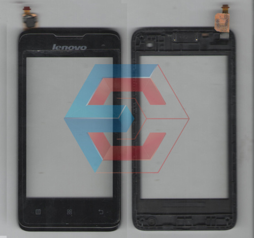 Сенсор Lenovo A396 с передней частью корпуса MCF-040-1608-V1 чёрный б.у Сенсор Lenovo A396 с передней частью корпуса MCF-040-1608-V1 чёрный б.у