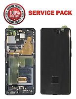 дисплей + сенсор samsung g988 galaxy s20 ultra сірий з рамкою оригінал 100% service pac gh82-26033a - стоимость, партномер