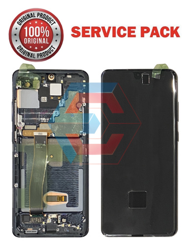 Дисплей + сенсор Samsung G988 Galaxy S20 Ultra Сірий з рамкою Оригінал 100% SERVICE PAC GH82-26033A - состояние, качество, комплектация