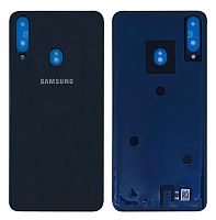 Крышка задняя Samsung A207 Galaxy A20S (2019) Черная оригинал PRC